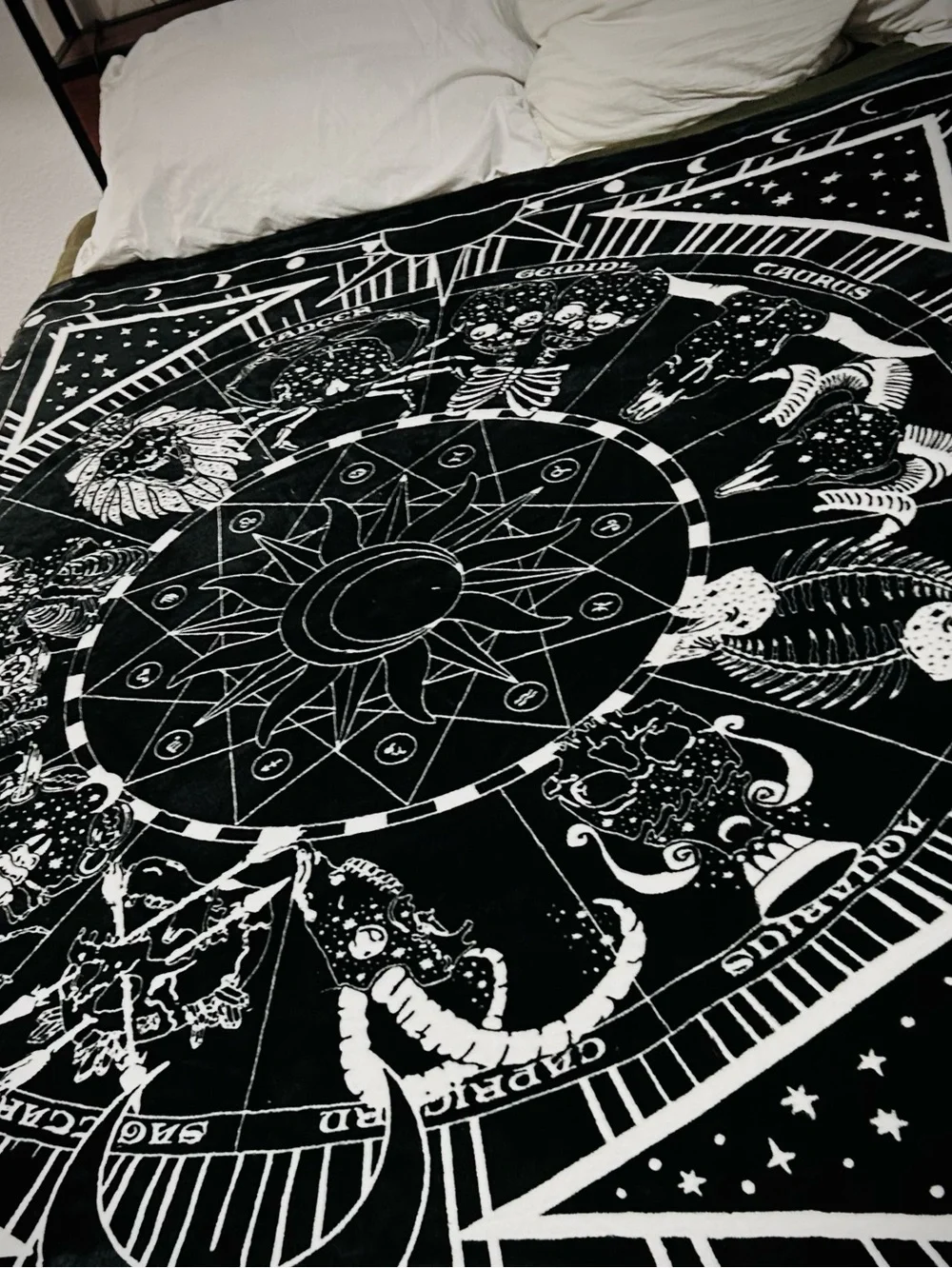 Goth Rare Killstar Zodiac Tapestry/Blanket Goth Occult Witchy Apt Dorm Decor
